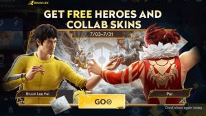 Claim Segera Skin Kolaborasi Pei Bruce Lee